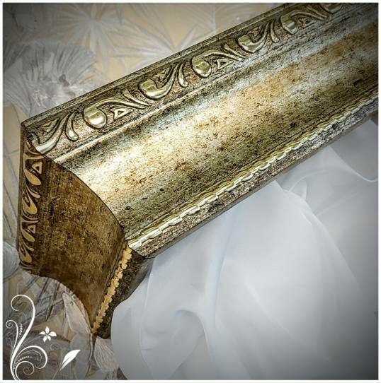 Багетный карниз для штор Классика 85/020043 античное золото